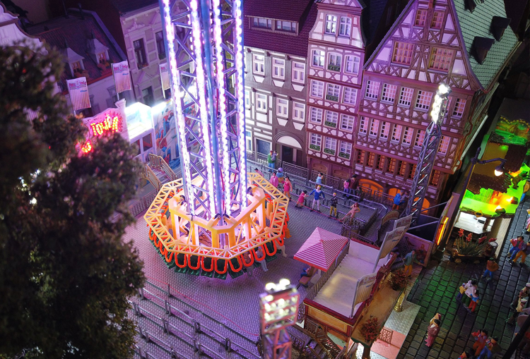 Gebäude und Hintergrundkulisse